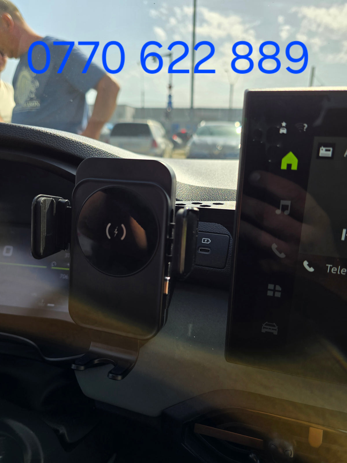 Suport telefon dedicat Dacia Jogger(hybrid)